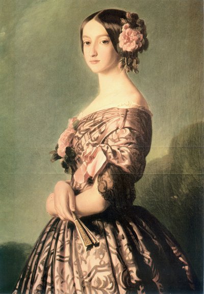 Portrait of Franziska Caroline Gonzaga by Franz Xaver Winterhalter